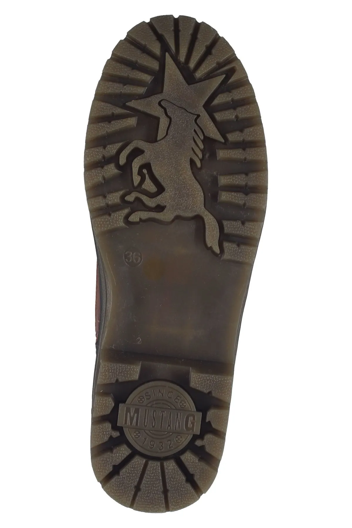 Mustang  Stiefelette - Braun - Blockabsatz