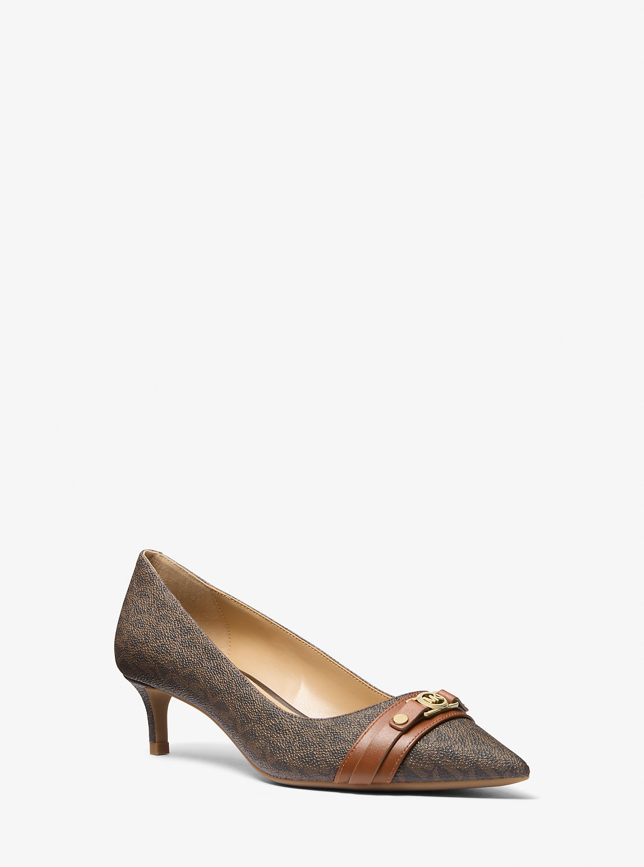 Mandy Flex Signature Logo Pump - BROWN/LUGGAGE