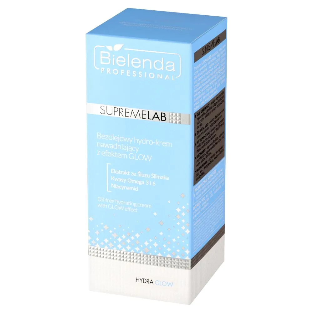 Bielenda Professional Supremelab Hydra Glow Olievrije Hydraterende Hydraterende Crème
