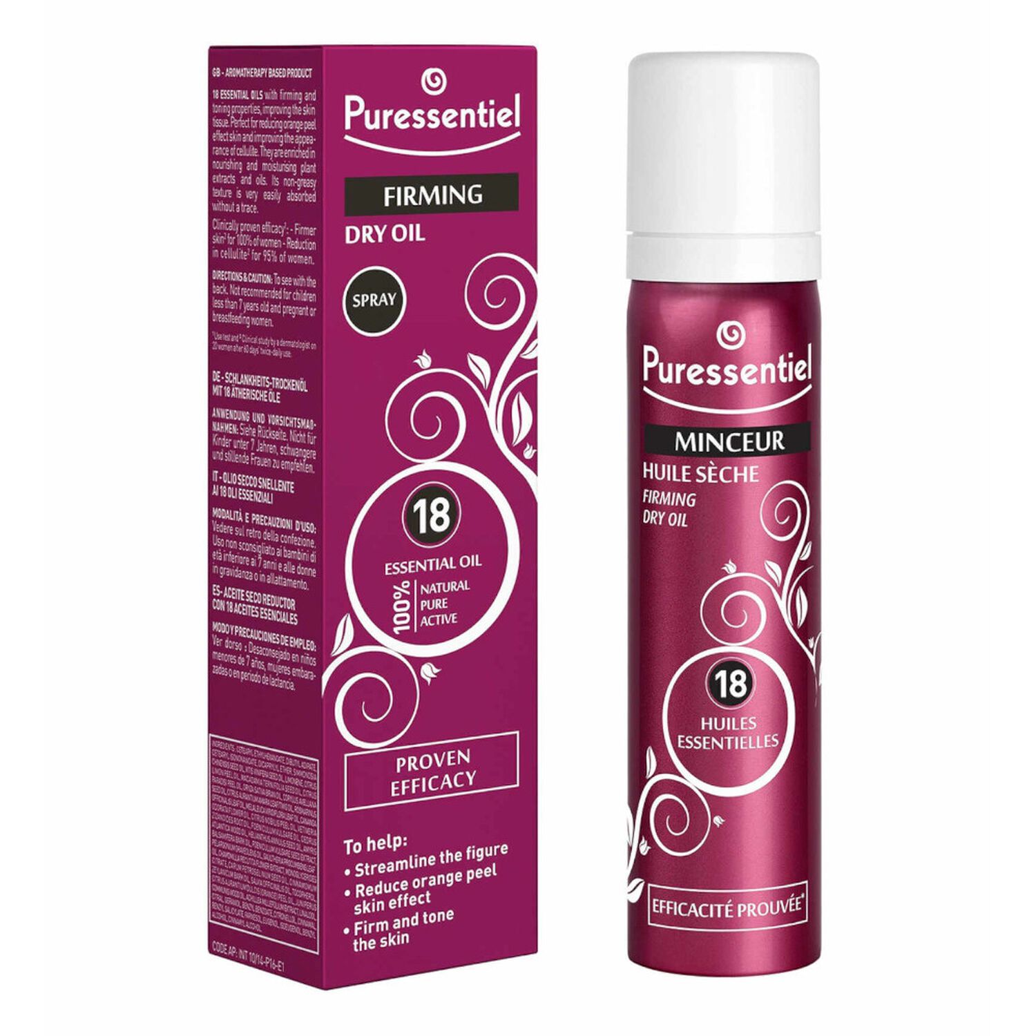 Puressentiel Minceur Huile Sèche Aux 18 Huiles Essentielles