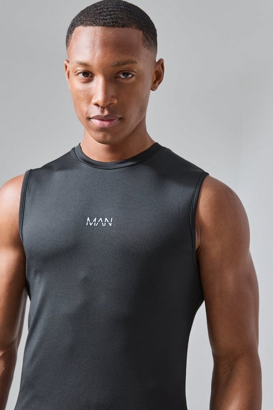 Man Active Kompressions Tanktop