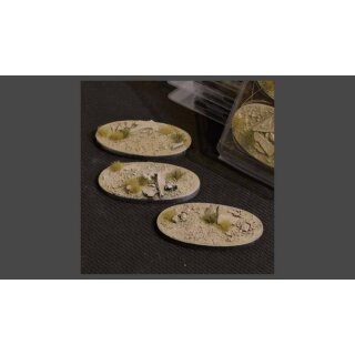 Arid Steppe Bases, Oval 75mm Battle Ready (3)