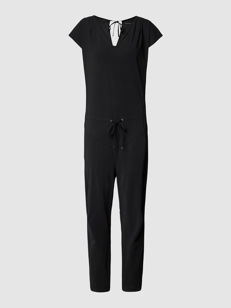 Jumpsuit mit seitlichen Eingrifftaschen Modell GIRA JUMPY in schwarz