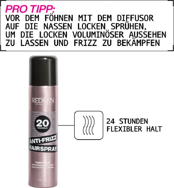 Redken Anti-Frizz Hairspray Pure Force Haarspray