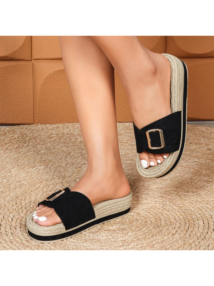 Ital-Design Sandale & Sandalette in Schwarz günstig kaufen