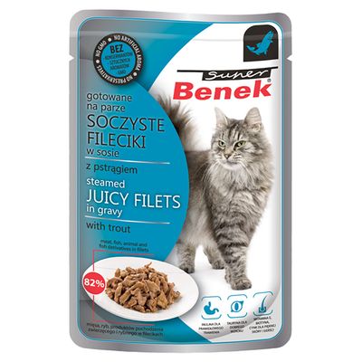 Sparpaket Super Benek Filets in Soße 56 x 85 g
