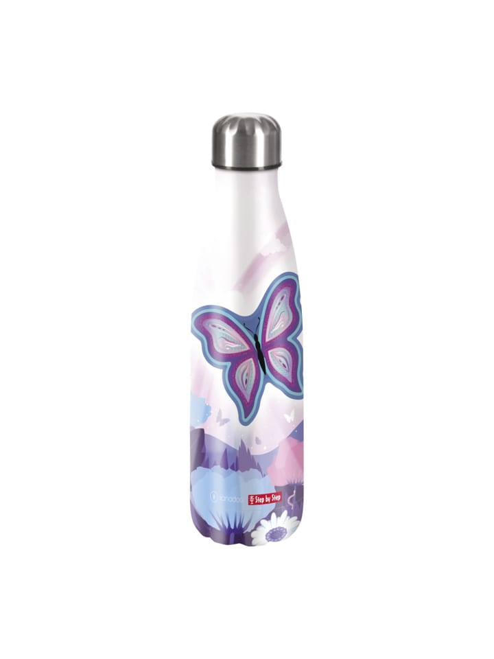 Step by Step Edelstahltrinkflasche in Butterfly Maja, Edelstahl günstig kaufen 28