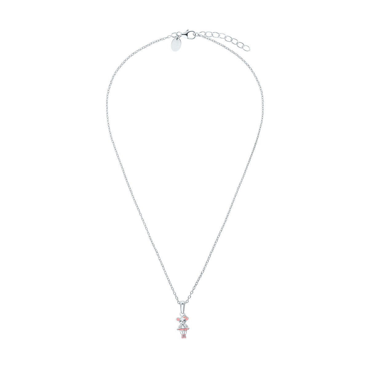 Kette mit Anhänger für Mädchen, 925 Sterling Silber | Maus Halsketten für Mädchen