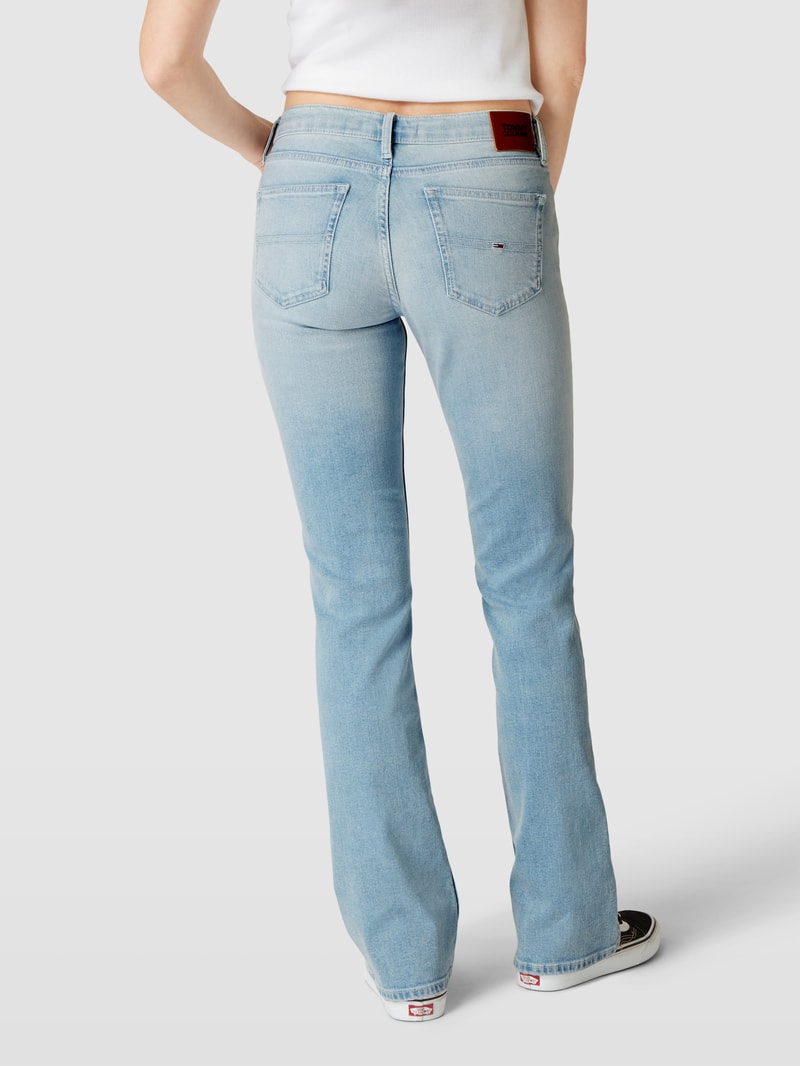 Bootcut Jeans mit 5-Pocket-Design Modell 'MADDIE' in hellblau