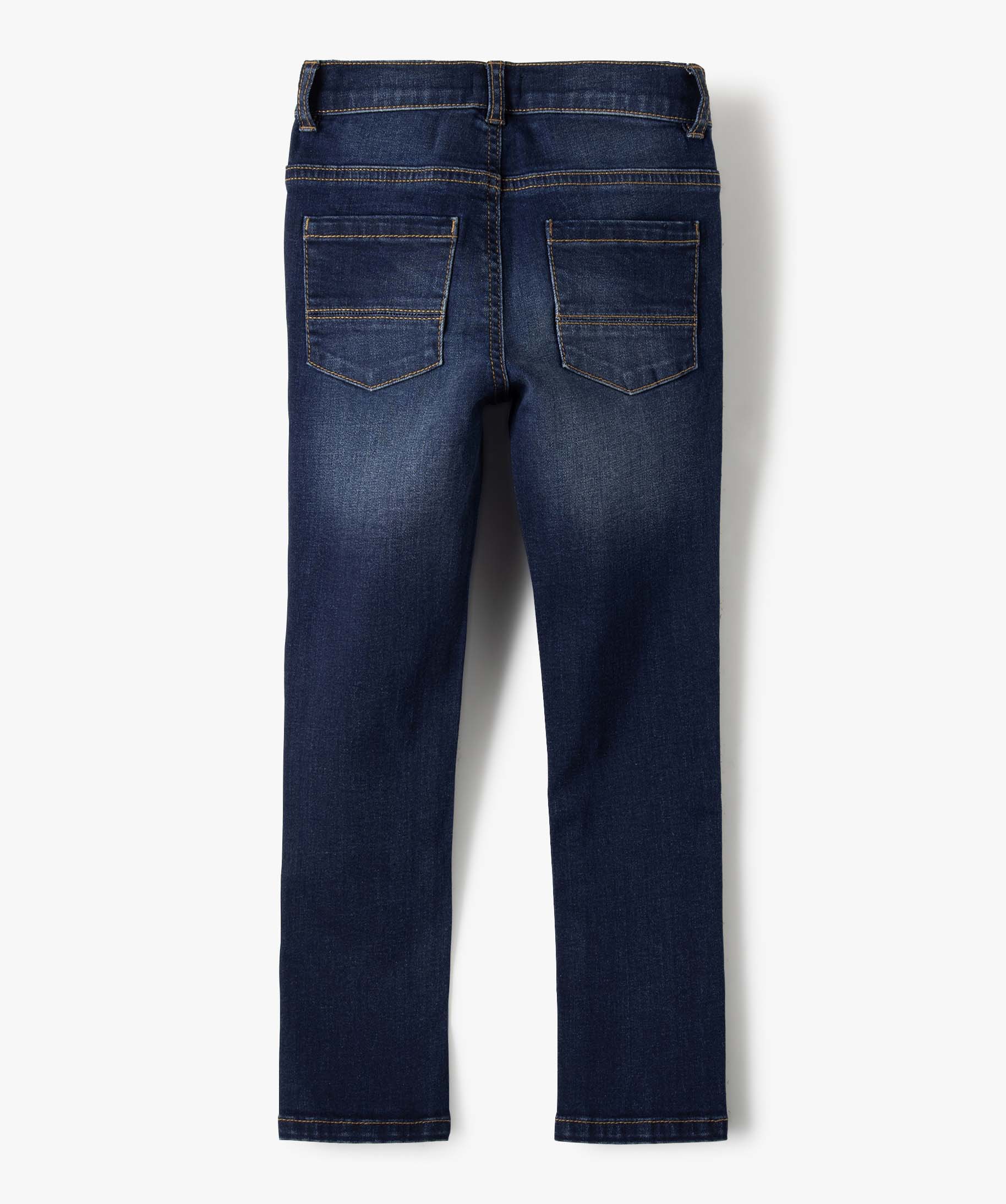 Jean coupe skinny extensible 5 poches Garçon stone | GEMO