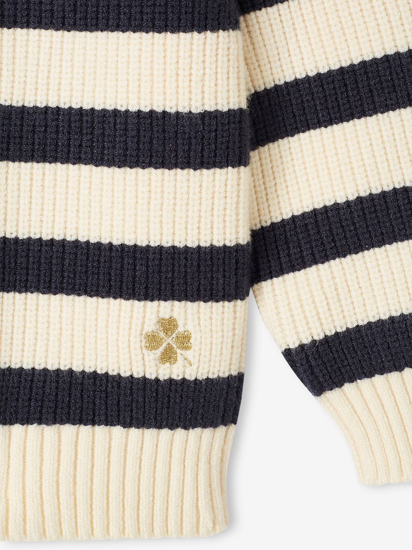 Vertbaudet Mädchen Pullover Oeko-Tex - wollweiß
