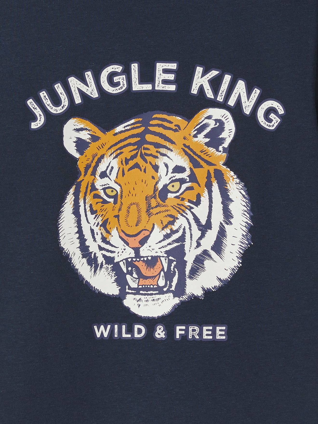 Vertbaudet Jungen T-Shirt mit Print Oeko-Tex - blau