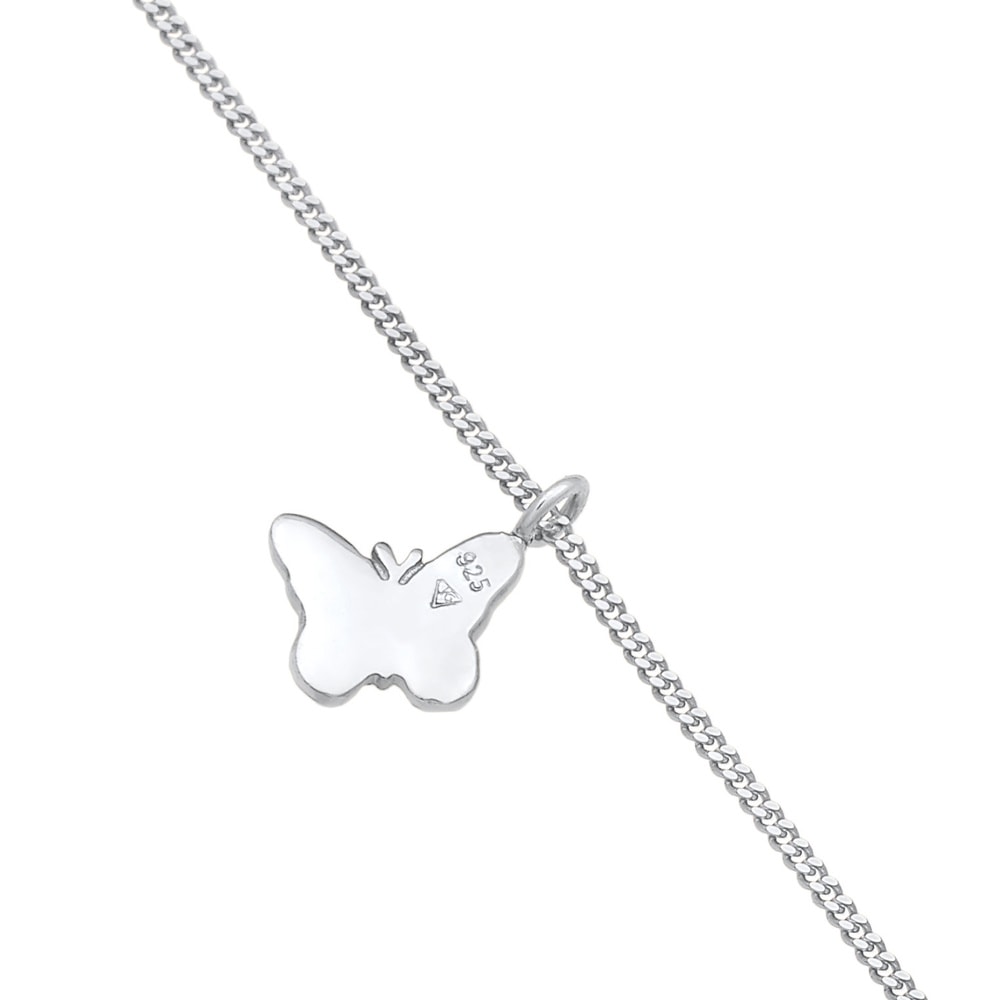 Elli Elli Collier Femmes choker papillon pendentif basique en argent sterling 925 collier