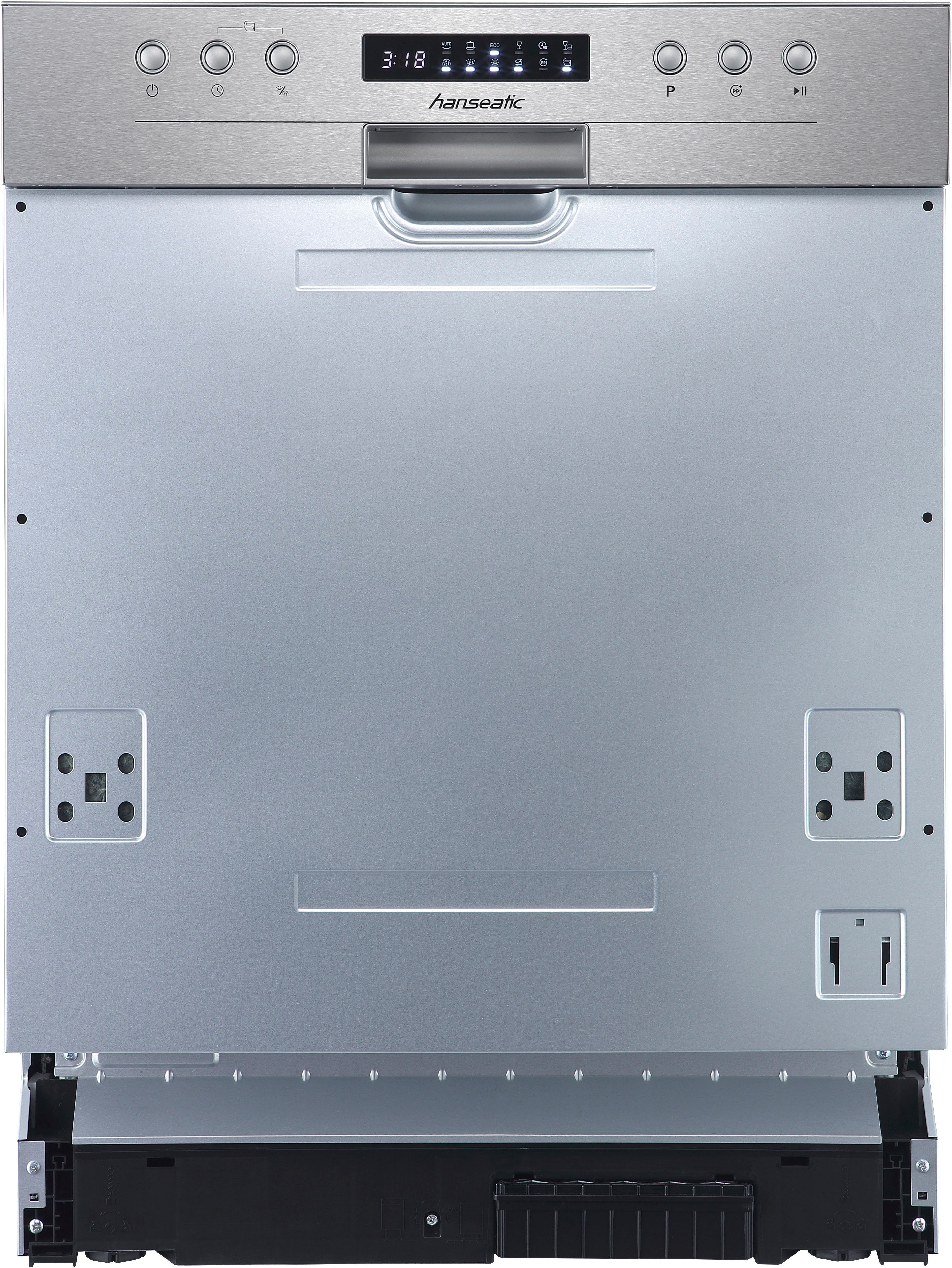 Hanseatic teilintegrierbarer Geschirrspüler, HGTI6082C13K7709DS, 13 Maßgedecke