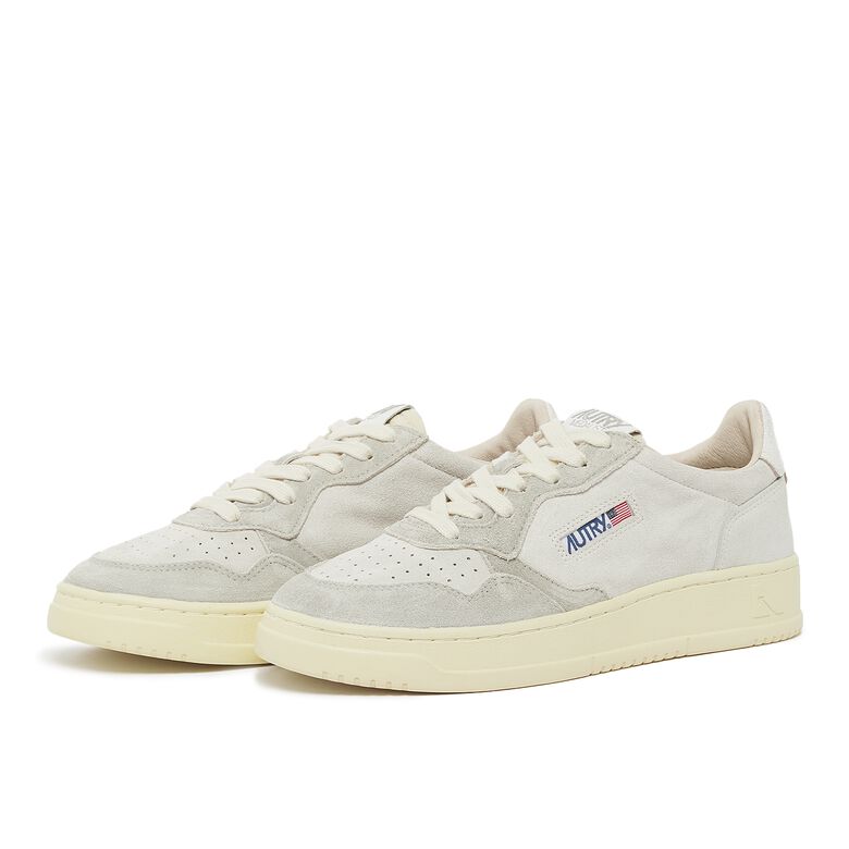 Autry Medalist Low Man XS10 mixsuede cream/wht