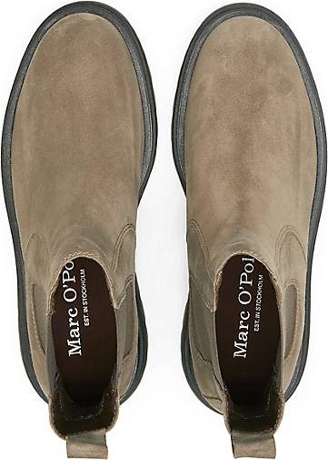 Marc O'Polo Chelsea-Boot aus edlem Velours-Rindleder
