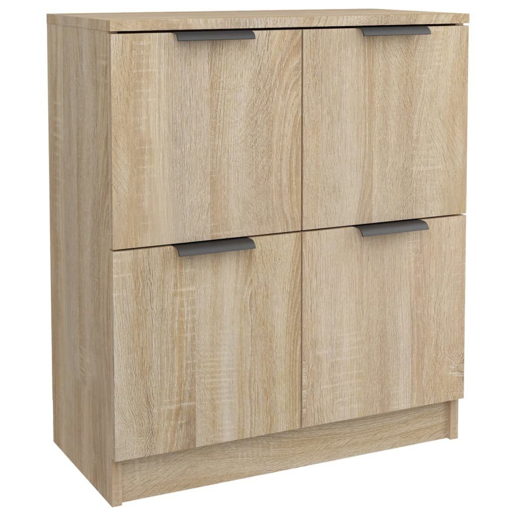 vidaXL Sideboard Sideboards 2 Stk. Sonoma Eiche 60x30x70 cm Holzwerkstoff (2 St)