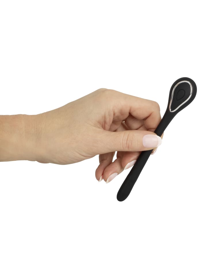 Penisplug Penisplug Vibrating Bendable Dilator in schwarz günstig kaufen 13,5 cm