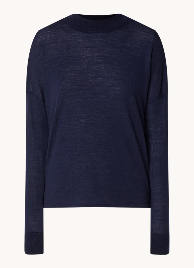 Maglione Sessùn Massa in lana pregiata con collo alto