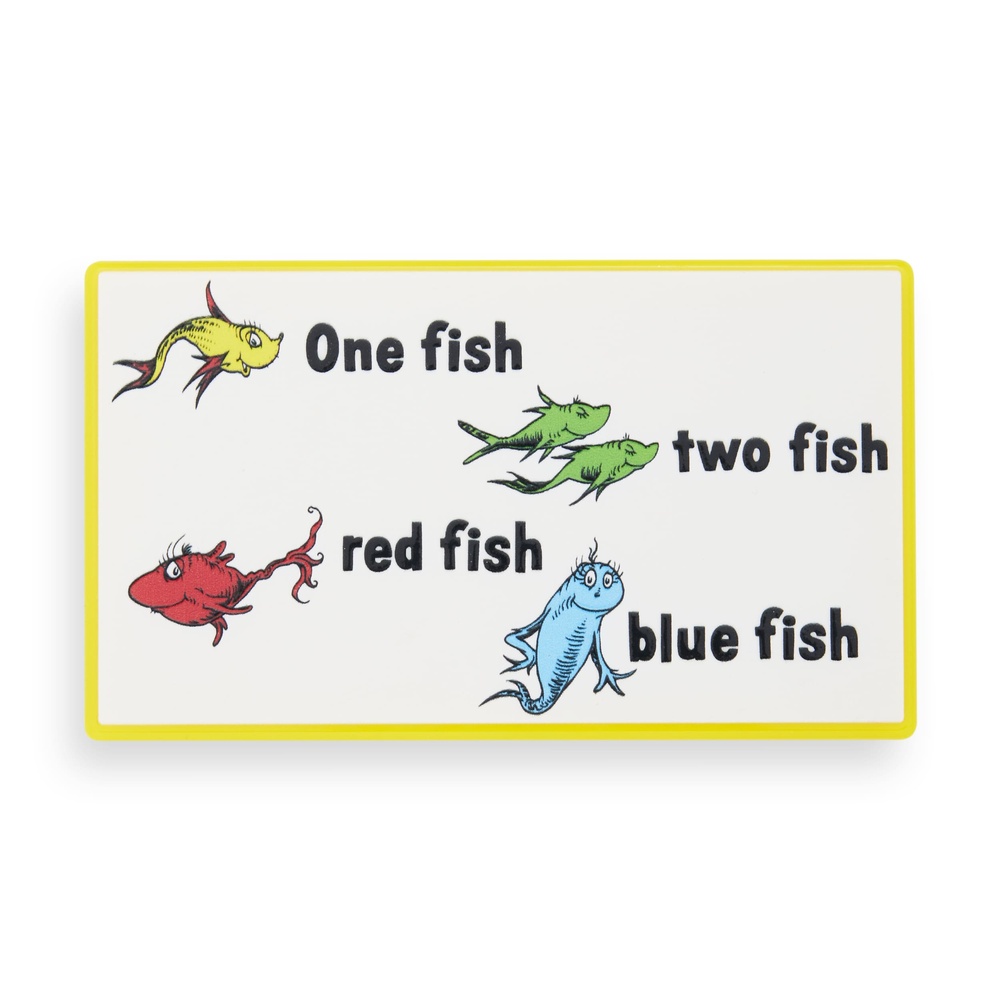 I Heart Revolution I Heart Revolution x Dr. Seuss One FishTwo Fish Red Fish Blue Fish Palette palette
