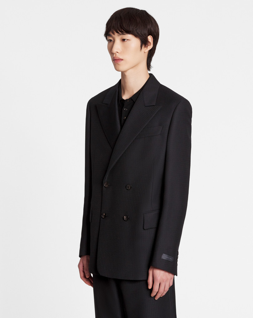 VESTE BOXY À DOUBLE BOUTONNAGE