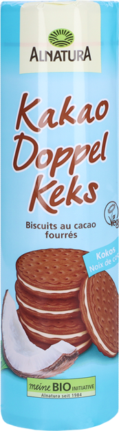 Alnatura Bio Kakao Doppelkeks Kokos vegan