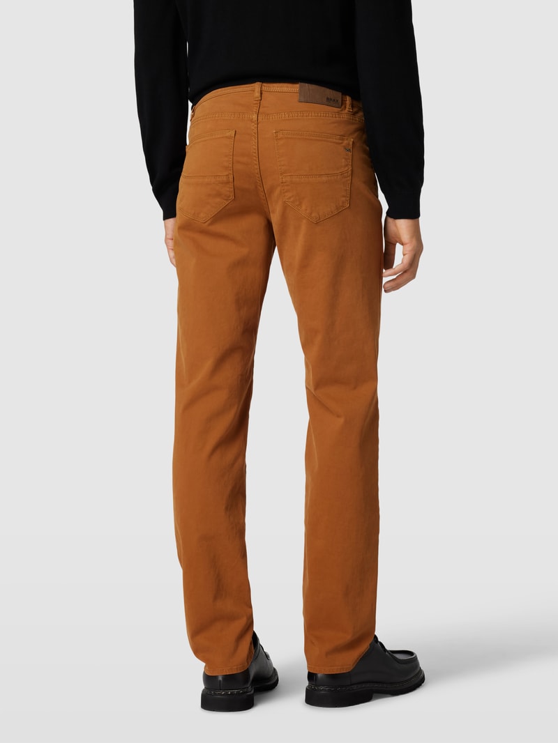 Hose im 5-Pocket-Design Modell 'Cadiz' in cognac