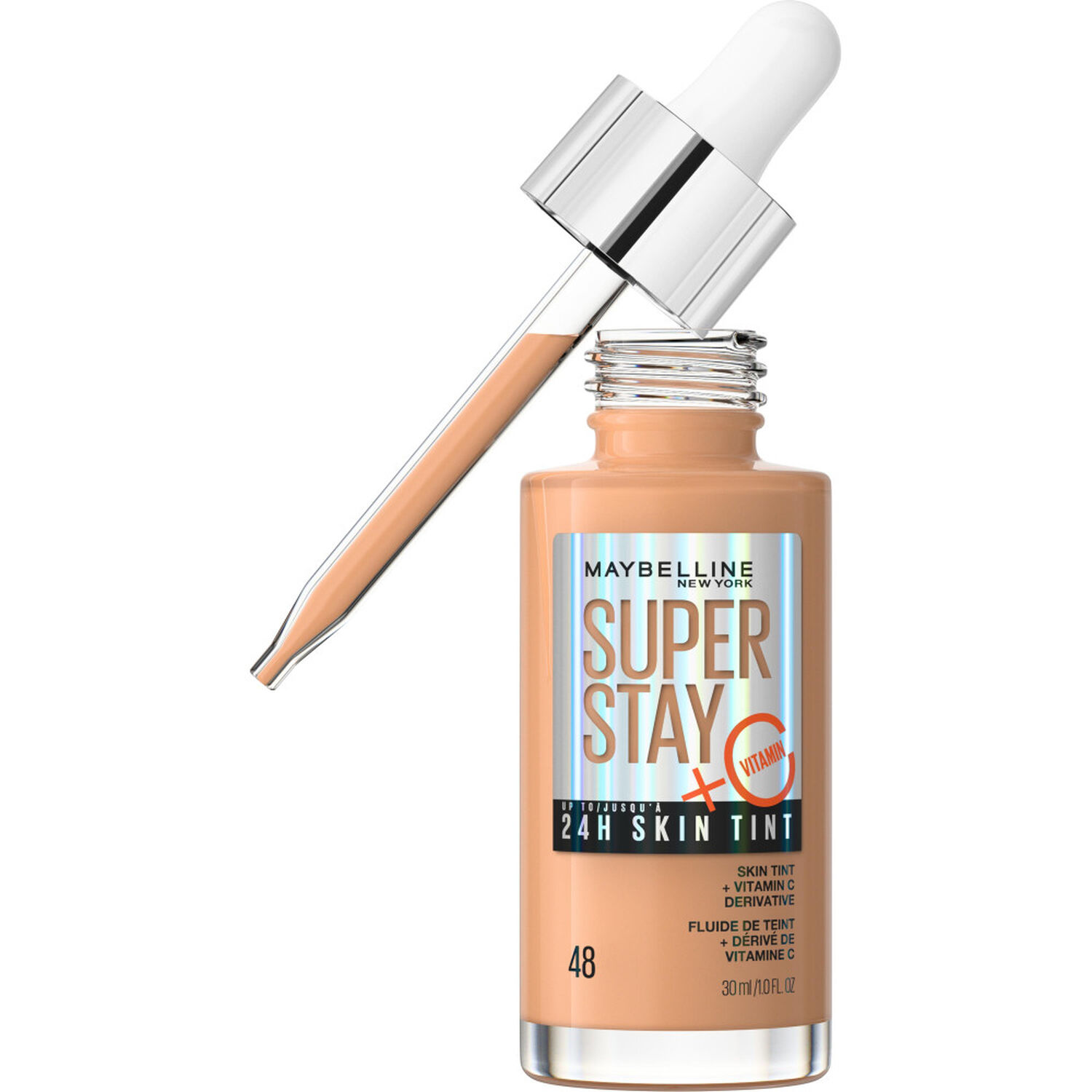 Maybelline New York Superstay 24H Fluide de teint seconde peau couvrance modulable