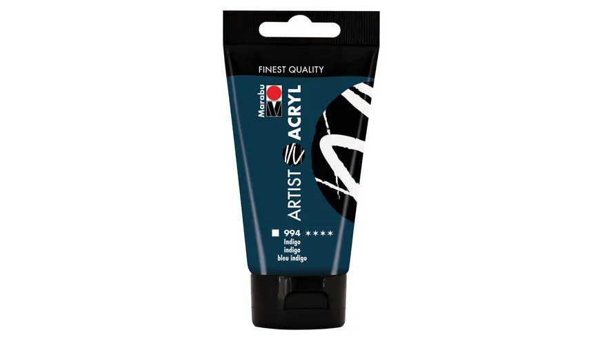 Marabu Artist Acryl, Indigo 994, 75 ml 75 ml