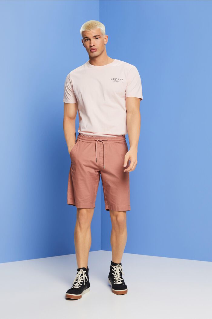 Shorts aus Baumwolltwill