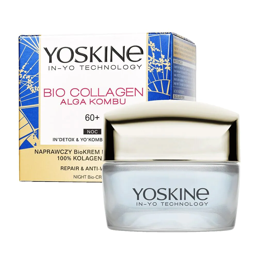 Yoskine Sea Collagen Regenerating Bio Night Cream med marint kollagen 60+
