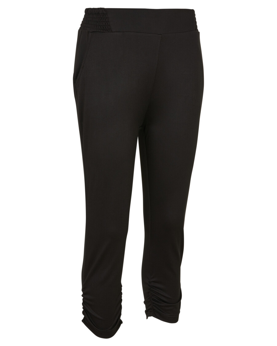 Schwarze Caprihose
