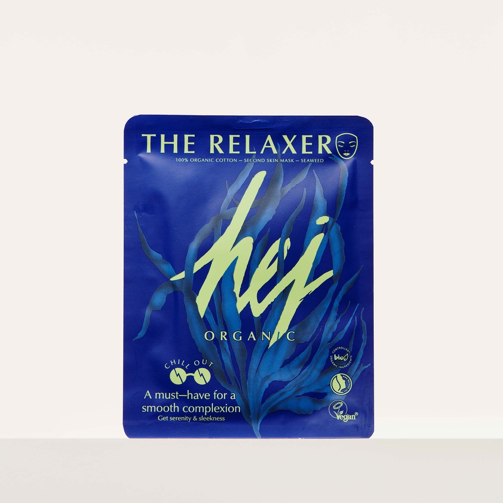 hej organic THE RELAXER SHEET MASK Masque tissu