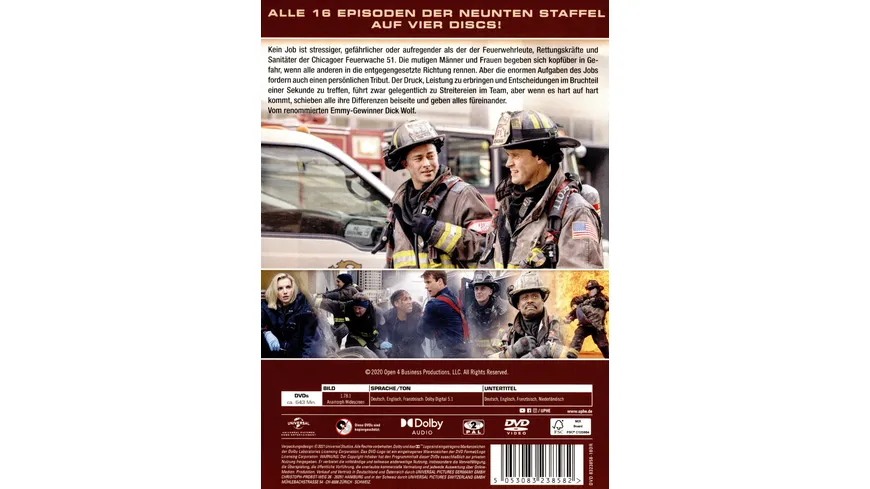 Chicago Fire - Staffel 9  [4 DVDs]