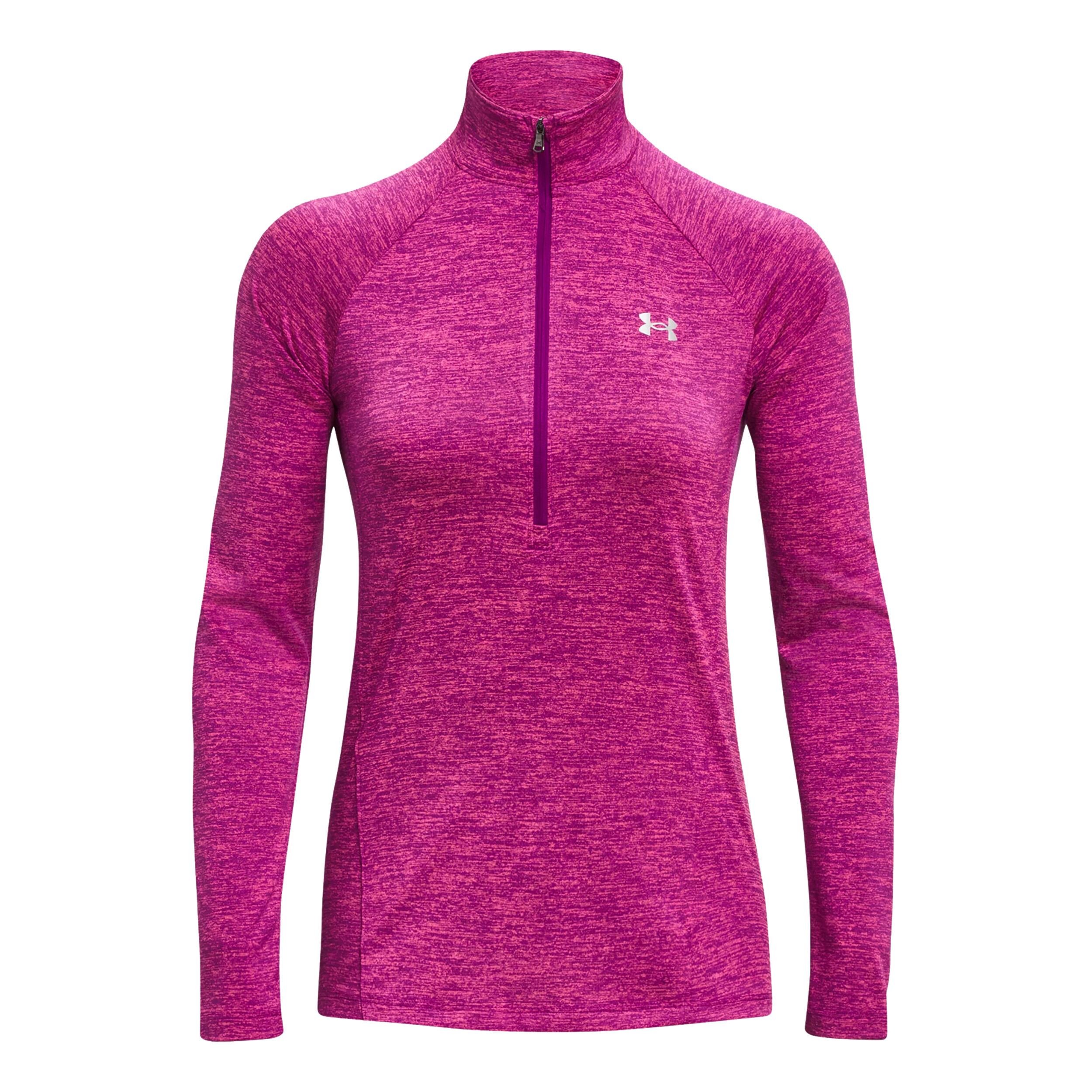 Tech Half-Zip Twist Longsleeve Damen - Lila