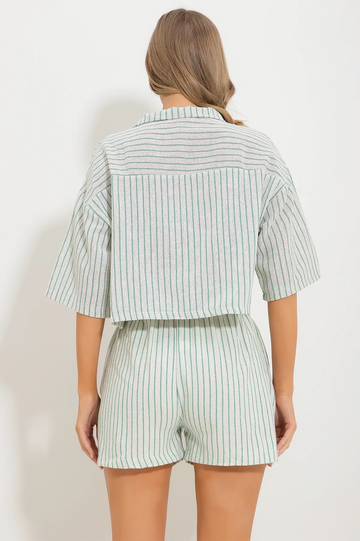 Trend Alaçatı Stili  Zweiteiler - Grün - Regular Fit