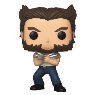 X-Men 20th Anniversary POP! Marvel Vinyl Figur Wolverine In Tanktop 9 cm