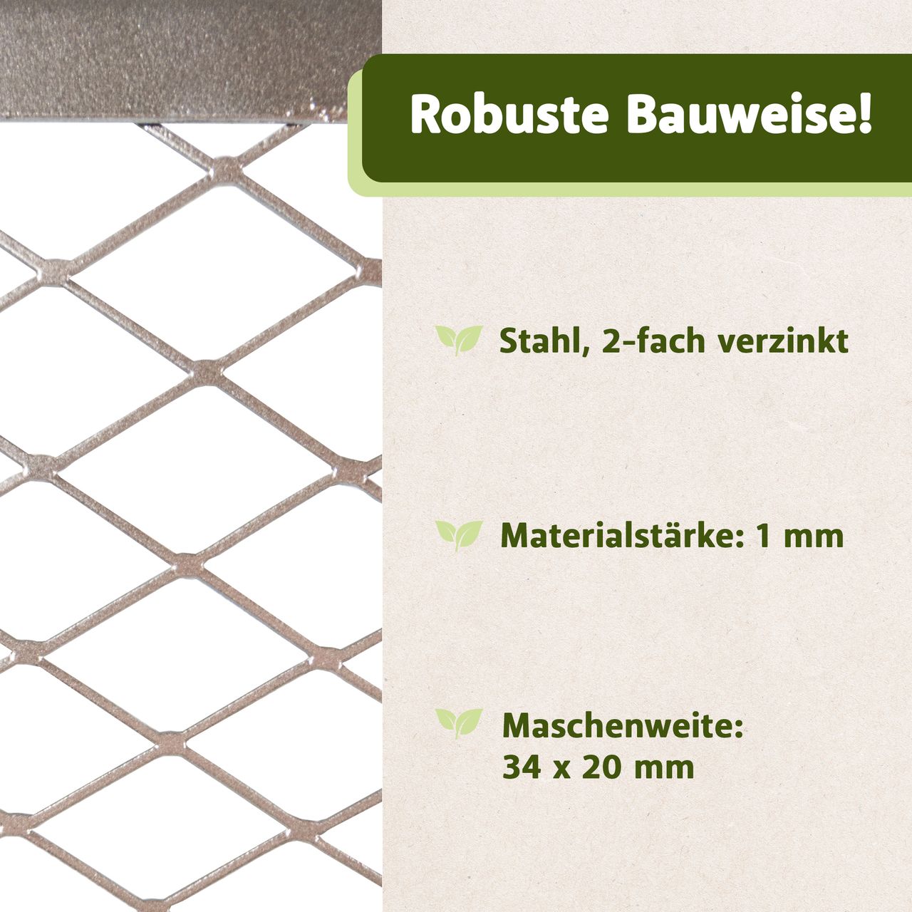 Lemodo Komposter 448 L, Metallkomposter für den eigenen Kompost, Drahtkomposter, Kompostierer