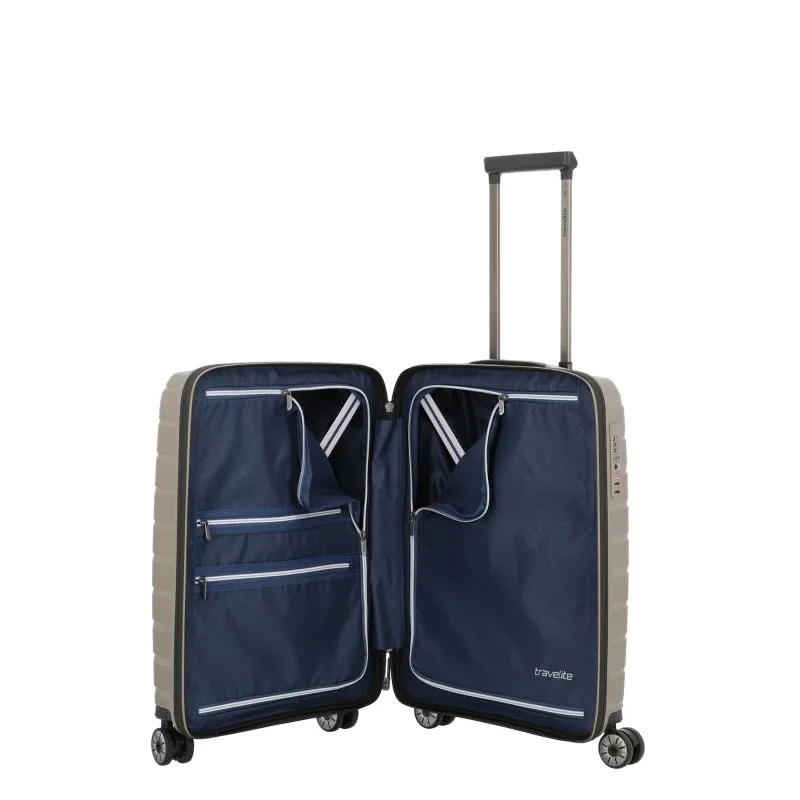 Travelite AIR BASE 3tlg. Set L\/M\/S (4 Räder) - Champagner