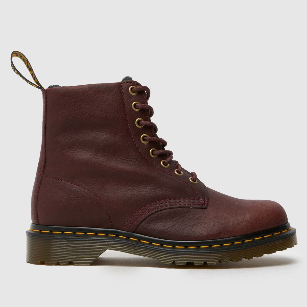 Dr Martens 1460 Warmwair-stövlar i vinröda