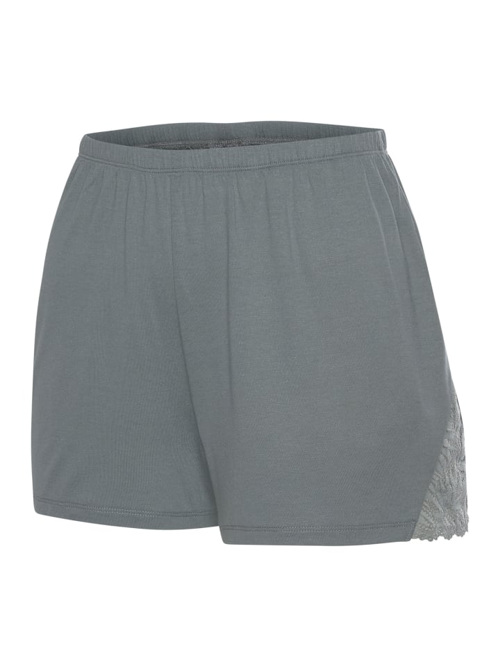 LASCANA Schlafshorts in petrol günstig kaufen