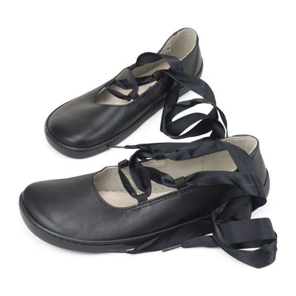 Fare Bare |vA ~ Leder Ballerina ~ Schwarz