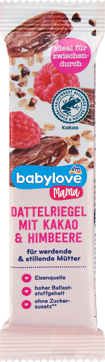 Dattelriegel Kakao-Himbeere, 40 g