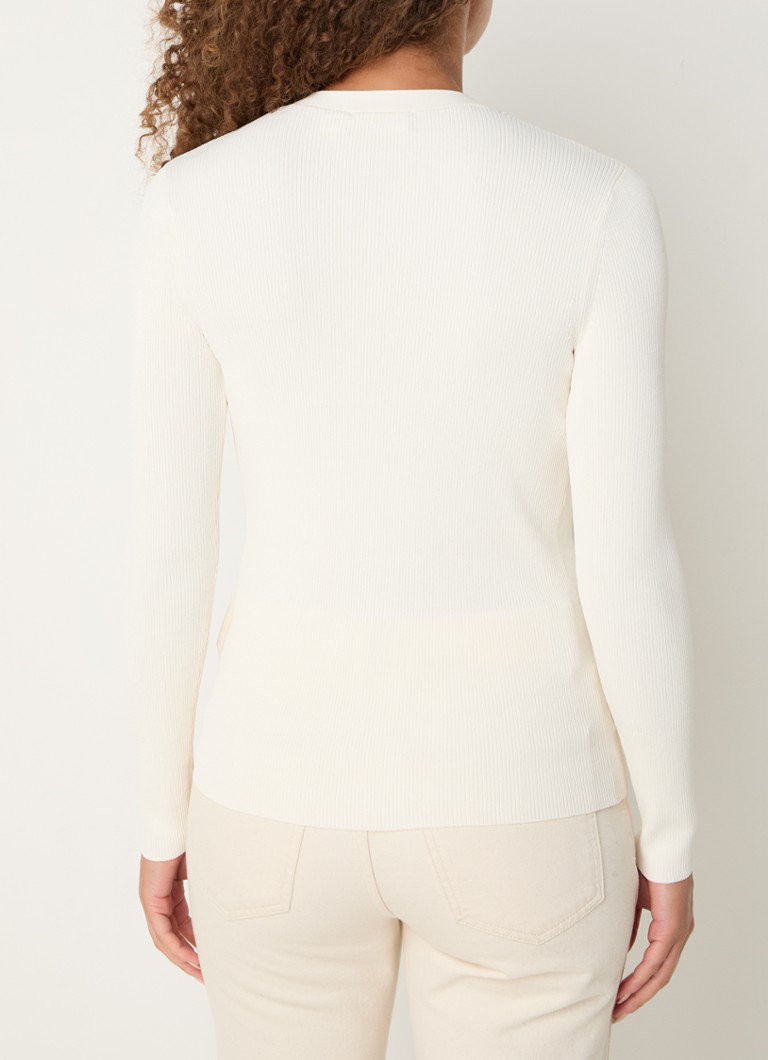 Vestă tricotată cu nervuri elastice Ralph Lauren