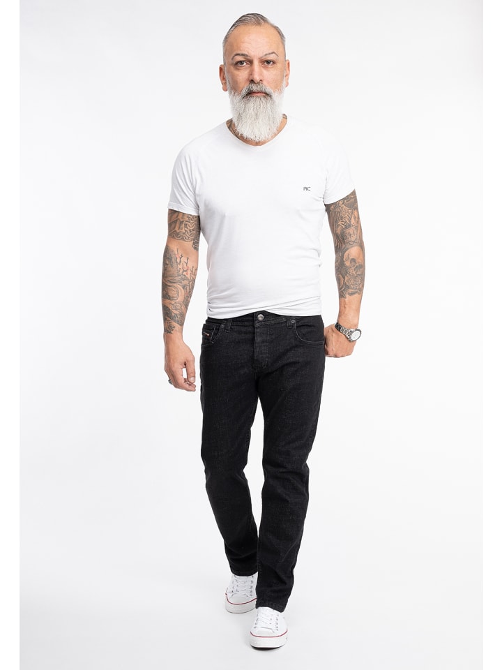 Rock Creek Jeans Straight Leg in Schwarz günstig kaufen