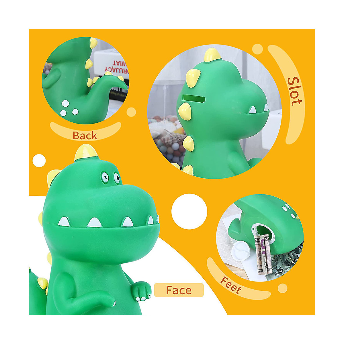 Spardose Sparschwein Dinosaurier für Kinder