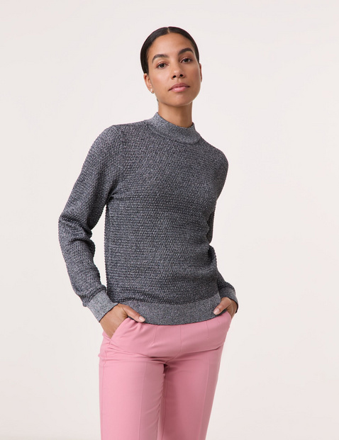 Pullover aus Struktur-Strick