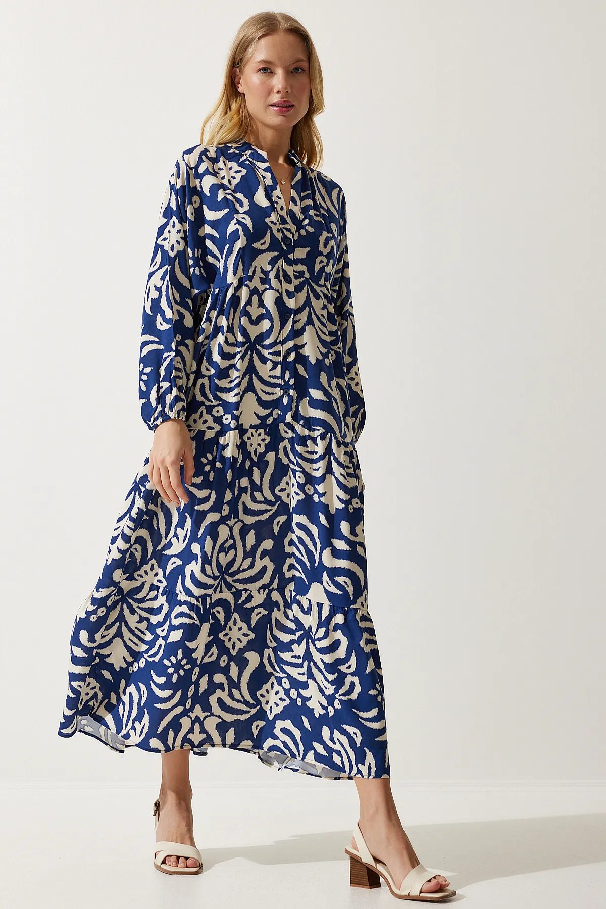 Happiness İstanbul  Kleid - Dunkelblau - A-Linie