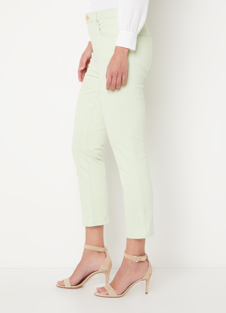 Slim fit kratke kavbojke s srednjim pasom in barvnim pranjem Phase Eight Lindsey