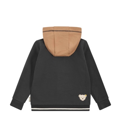 Sweatjacke, schwarz für Jungs
